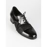 Top Dance Shoes Tanzschuhe aus Lackleder für Herren Klassisch Herren Schwarz Größe 43