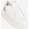 Shop Art EMILY Damen-Sneaker mit Plateau Sneakers mit Keilabsatz Damen Weiß Größe 38