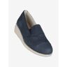 Walk Dream Loafer aus perforiertem Leder für Damen Mokassins Damen Blau Größe 40