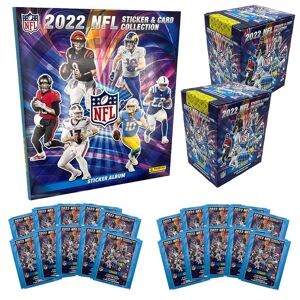 Panini NFL 2022 Sticker & Trading Cards - Fan-Bundle Deluxe mit Hardcover-Album