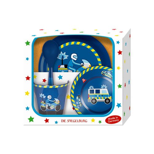 Coppenrath Verlag GmbH & Co.KG Coppenrath Geschirr Geschenkset Accessoires Kinder für Kinder Polizei one size