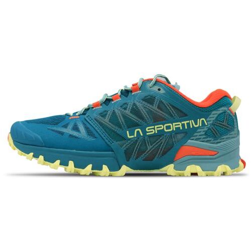 La Sportiva Bushido III Wide Laufschuhe für Damen Everglade / Zest 42.5