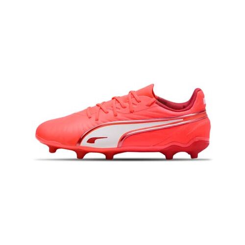 Puma Fussball King Match FG/AG Jr Fußballschuhe für Kinder Glowing Red / White / Red Fire 38.5