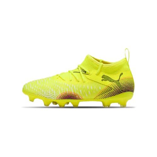 Puma Fussball Future 8 Match FG/AG Jr Fußballschuhe für Kinder Yellow Alert / Black / Sun Str 35