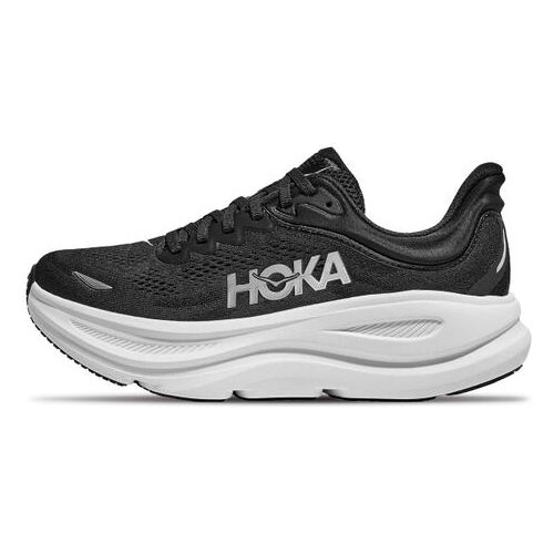 HOKA Bondi 9 Laufschuhe für Damen Black / White 38