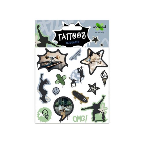 Coppenrath Verlag GmbH & Co.KG Coppenrath Tattoos - Skate Aid Accessoires Kinder für Kinder Mehrfarbig one size