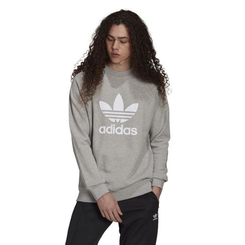 Adidas Trefoil Crew Sweatshirt Pullover für Herren Grau XXL