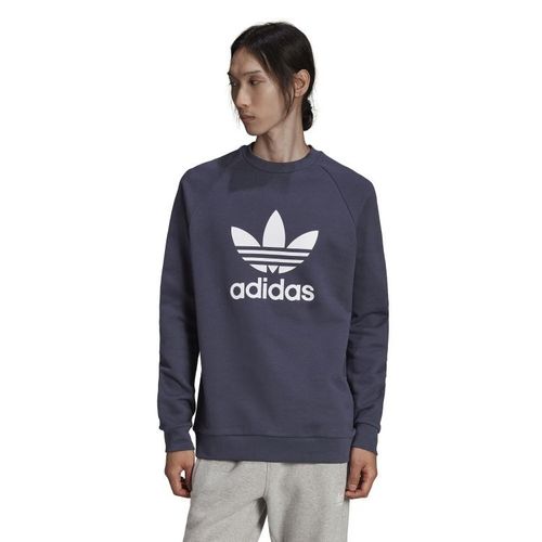 Adidas Trefoil Crew Sweatshirt Pullover für Herren Blau M