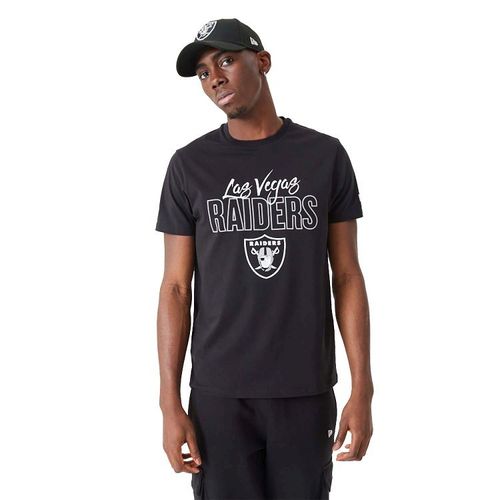 New Era Las Vegas Raiders Tee Shirts für Herren Schwarz L