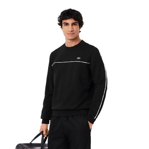 Lacoste Fleece Sweat Fleecepullover für Herren Black M