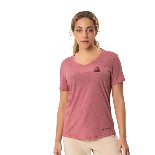 Vaude Skomer Print Tee III Shirts für Damen Brick L