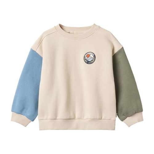 Wheat Sweatshirt Elliot Pullover für Kinder Off White 116