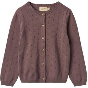 Wheat Knit Cardigan Maia Pullover für Kinder Plum 98 Wheat Knit Cardigan Maia Pullover für Kinder Plum 98