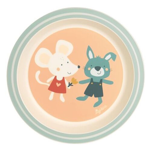 sigikid Kinderteller Maus und Hase Accessoires Kinder für Kinder EST. 1886