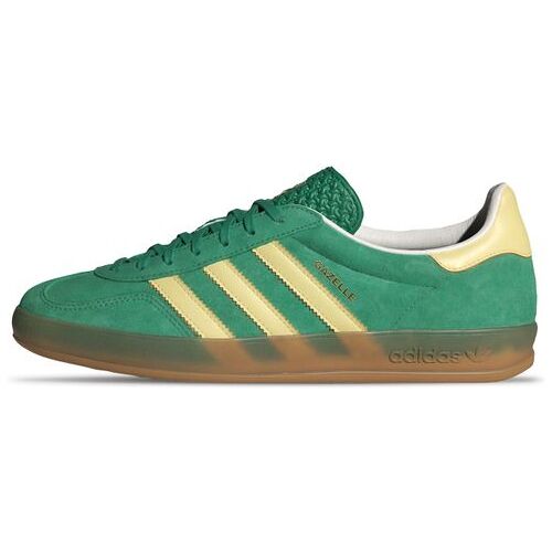 Adidas Gazelle Indoor Sneaker für Unisex Semi Green / Almost Yelllow 43 1/3