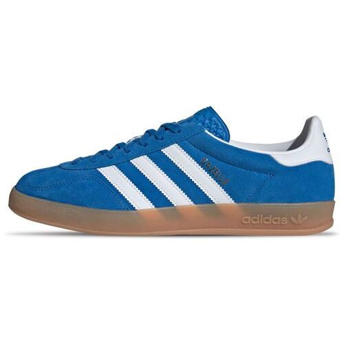 Adidas Gazelle Indoor Sneaker für Unisex Blue Bird / Cloud White / Gum 39 1/3