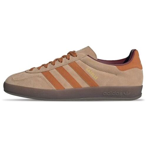 Adidas Gazelle Indoor Sneaker für Unisex Warm Sand / Craft Ochre / Shadow Red 44 2/3