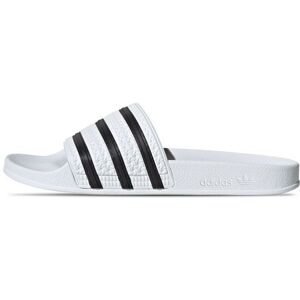 Adidas Adilette Badeschuhe für Unisex White / Core Black 47 Adidas Adilette Badeschuhe für Unisex White / Core Black 47