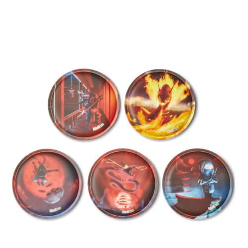 Ergobag Kletties-Set MATT Accessoires Kinder für Kinder Feuerdrache