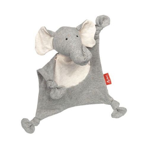 sigikid Baby Schnuffeltuch Elefant Kuscheltiere für Kinder Grau