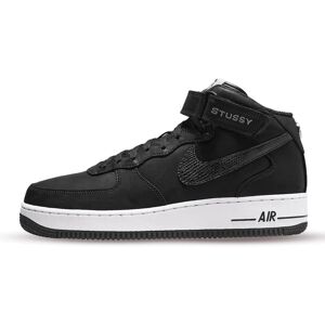 Nike Air Force 1 Mid Stussy All Black - Size: 40.5