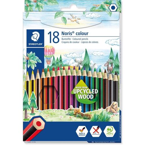 Staedtler Malstifte, Farbstift (18 sortierte Farben, 18 x)