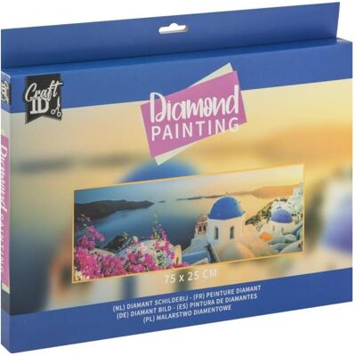 Grafix CRAFT ID Diamantové malování Santorini 75x25cm Grafix CRAFT ID Diamantové malování Santorini 75x25cm