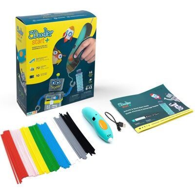 3Doodler Start PLUS 3D PRINTING PEN SPLUS 3D pen 0.77 mm Turquoise, Yellow 3Doodler Start PLUS 3D PRINTING PEN SPLUS 3D pen 0.77 mm Turquoise, Yellow