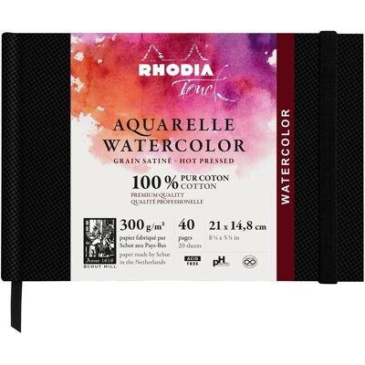 Rhodia, Bastelpapier, Touch Watercolor Book (310 g/m², 200x) Rhodia, Bastelpapier, Touch Watercolor Book (310 g/m², 200x)