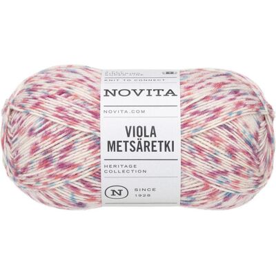 Novita Viola Metsäretki col. 8331 Heidelbeerwald 100 m 100 g, Garn + Wolle, Mehrfarbig Novita Viola Metsäretki col. 8331 Heidelbeerwald 100 m 100 g, Garn + Wolle, Mehrfarbig