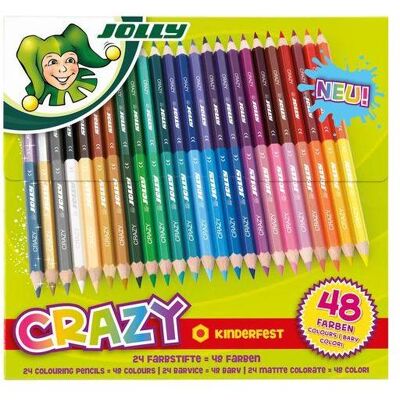 Jolly Supersticks Crazy Buntstifte - 24 Farben Jolly Supersticks Crazy Buntstifte - 24 Farben
