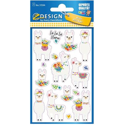 Avery Sticker, Glitter-Sticker (16 Sticker) Avery Sticker, Glitter-Sticker (16 Sticker)