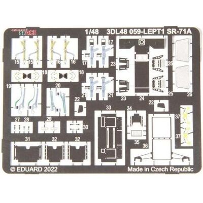 Eduard Decal SR-71A SPACE 1:48 für REVELL Eduard Decal SR-71A SPACE 1:48 für REVELL