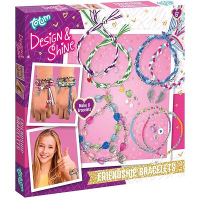 Totum Design & Shine Freundschaftsarmbänder Set - Freundschaftsbänder Totum Design & Shine Freundschaftsarmbänder Set - Freundschaftsbänder