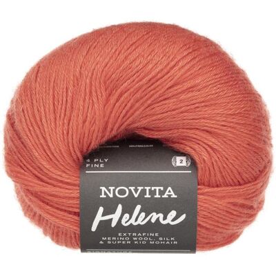 Novita Helene col. 5421 Brand 50 m 25 g, Garn + Wolle, Braun Novita Helene col. 5421 Brand 50 m 25 g, Garn + Wolle, Braun