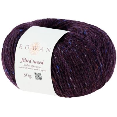 Rowan Felted Tweed, Garn + Wolle, Braun, Silber Rowan Felted Tweed, Garn + Wolle, Braun, Silber