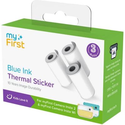 myFirst, Sticker, rmyFirst Thermal Sticker White with Blue Ink (3 Sticker) myFirst, Sticker, rmyFirst Thermal Sticker White with Blue Ink (3 Sticker)