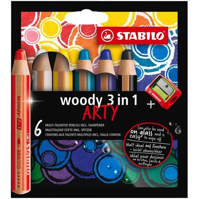 Stabilo Woody 3 in 1 Arty Mehrfarbige Buntstifte Stabilo Woody 3 in 1 Arty Mehrfarbige Buntstifte