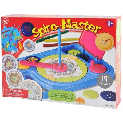 LatestBuy Spiro-Master Lernspielzeug für Kinder 3+ - Spielset mit 19 Teilen LatestBuy Spiro-Master Lernspielzeug für Kinder 3+ - Spielset mit 19 Teilen