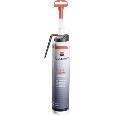 Toolcraft, Klebstoff, Blacksil Silikon Herstellerfarbe Schwarz SIB.K200 200 ml (200 ml) Toolcraft, Klebstoff, Blacksil Silikon Herstellerfarbe Schwarz SIB.K200 200 ml (200 ml)