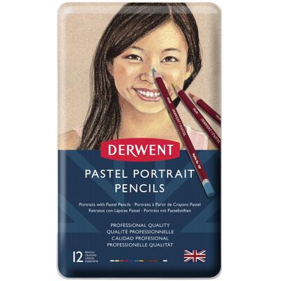 Derwent Pastell Porträt-Bleistifte - 12er Set Derwent Pastell Porträt-Bleistifte - 12er Set