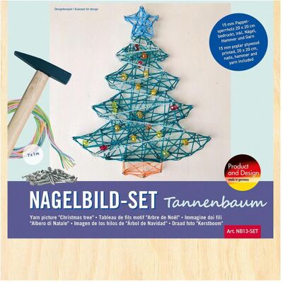 Pebaro Nagelbild Set Tannenbaum Pebaro Nagelbild Set Tannenbaum