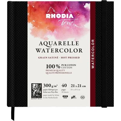 Rhodia Fontaine Aquarellbuch - Aquarellpapier Rhodia Fontaine Aquarellbuch - Aquarellpapier