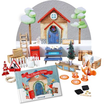 Papierdrachen Wichtel-Set zum Advent Papierdrachen Wichtel-Set zum Advent
