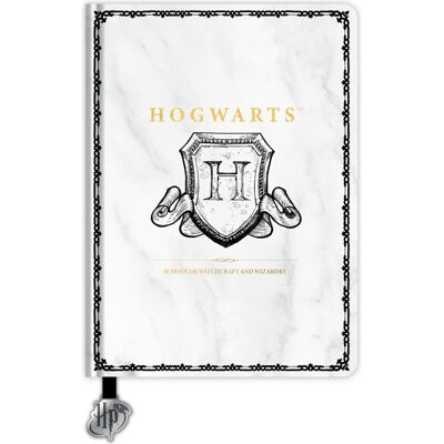 Harry Potter Hogwarts Schild A5 Schwarzes Robust Notizbuch - Notizbuch Harry Potter Hogwarts Schild A5 Schwarzes Robust Notizbuch - Notizbuch