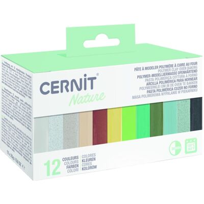 Cernit Bastelset - 12 Naturfarben - Modelliermasse-Set Cernit Bastelset - 12 Naturfarben - Modelliermasse-Set