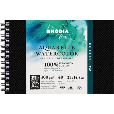Rhodia, Bastelpapier, Touch Watercolor Book (300 g/m², 240x) Rhodia, Bastelpapier, Touch Watercolor Book (300 g/m², 240x)