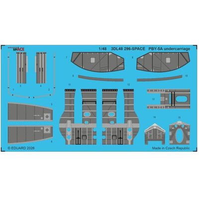 Eduard PBY-5A undercarriage SPACE for / Revell Eduard PBY-5A undercarriage SPACE for / Revell