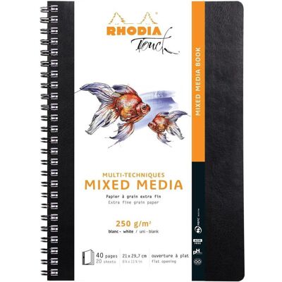 Rhodia, Heft + Block, Touch Mixed Media Book (A4, Blanko) Rhodia, Heft + Block, Touch Mixed Media Book (A4, Blanko)