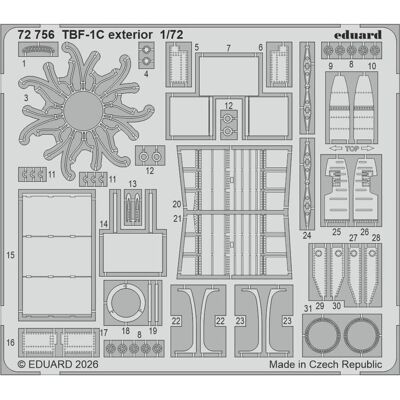 Eduard TBF-1C exterior for Hobby Boss Eduard TBF-1C exterior for Hobby Boss